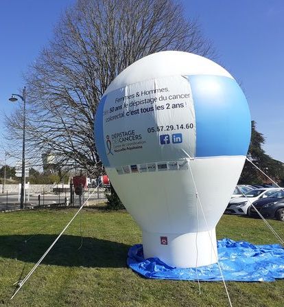 escale montgolfiere du depistage - Clinique Mutualiste du Médoc