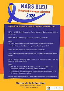 Lire la suite : Les actions de prévention en mars dans le Médoc